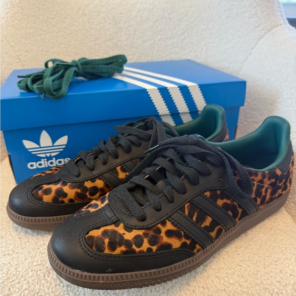 adidas Shoes - Adidas Sambas OG W Leopard Print Sneakers